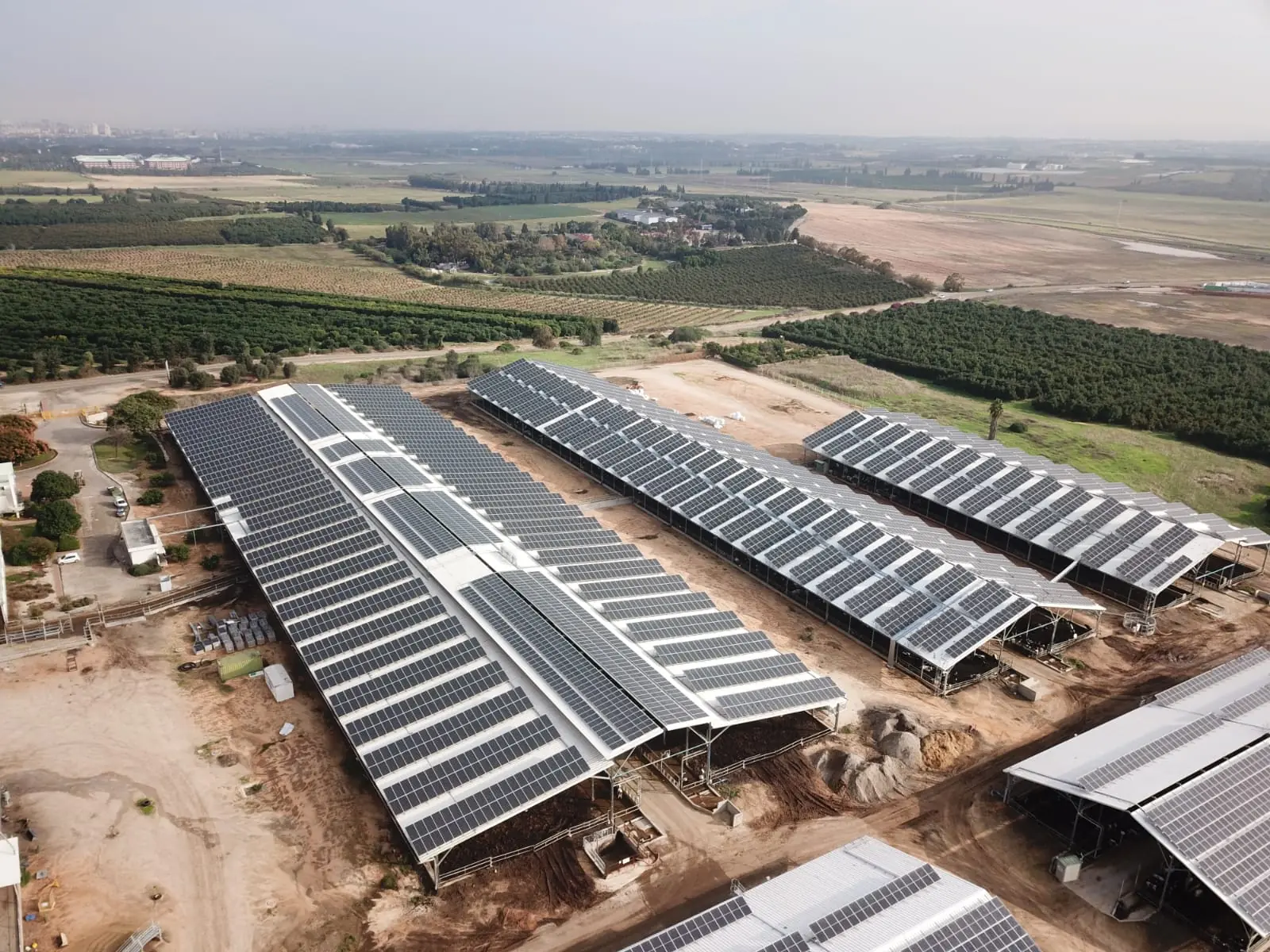 Capannoni agricoli con impianto fotovoltaico